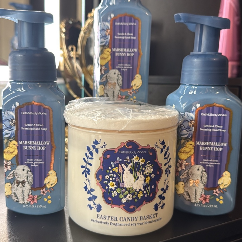 Bath & Body Works Marshmallow Bunny Hop Collection
